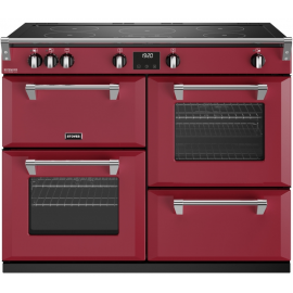 Stoves Richmond Deluxe D1100Ei TCH Chilli Red 110cm Induction Range Cooker 444411593