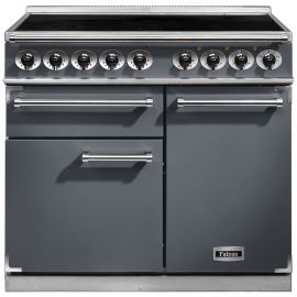Falcon 1000 Deluxe Induction Range Cooker Slate And Nickle F1000DXEISL/N-EU