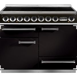 Falcon 1092 Deluxe Induction Range Cooker Black And Chrome F1092DXEIBL/C-EU