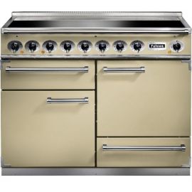 Falcon 1092 Deluxe Induction Range Cooker Cream And Brass F1092DXEICR/B-