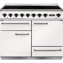 Falcon 1092 Deluxe Induction Range Cooker White and Nickel F1092DXEIWH/N-EU