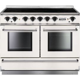 Falcon 1092 Continental Induction Range Cooker White And Nickel FCON1092EIWH/N