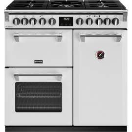 Stoves Richmond Deluxe S900DF 444411514 90cm Icy White Dual Fuel Range Cooker