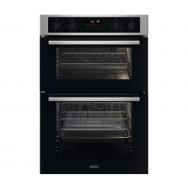 Zanussi ZKCNA7XN Series 40 Built In Air Fry Catalytic Double Oven in Stainless Steel