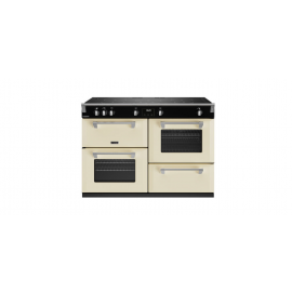 STOVES 444411456 Richmond Deluxe 110cm Electric Induction Range Cooker Classic Cream Touch Control