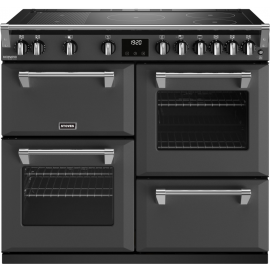 Stoves Richmond Deluxe D1000Ei RTY Anthracite Grey (Matte Finish) 100cm Induction Range Cooker  444411550 