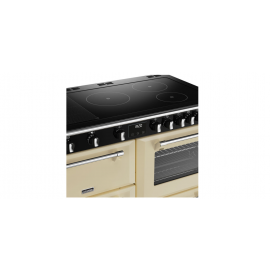 STOVES 444411454 Richmond Deluxe 110cm Rotary Control Electric Induction Range Cooker Classic Cream 
