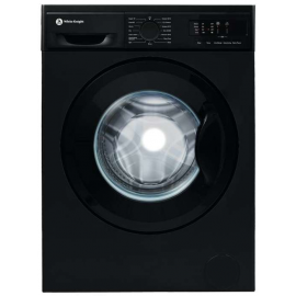 White Knight WM148B Black 8Kg 1400 Spin 16 Min Quick Wash Dad Rated