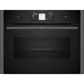 Neff C24FT53G0B Compact 45cm Steam Ovens - Black with Graphite-Grey Trim