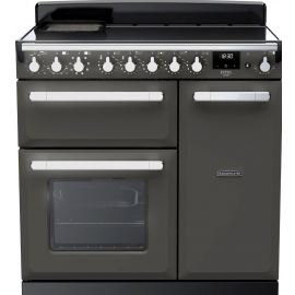 Rangemaster ESDL90EIPSLT/CM1 90cm Induction Range Cooker, Grey