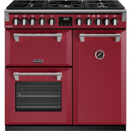 Stoves Richmond Deluxe S900DF 444411513 90cm Chilli Red Dual Fuel Range Cooker