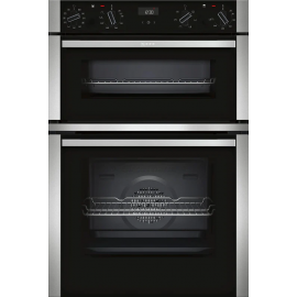 NEFF U1ACE5HN0B Built In Double Oven Electric - Stainless Steel / Black