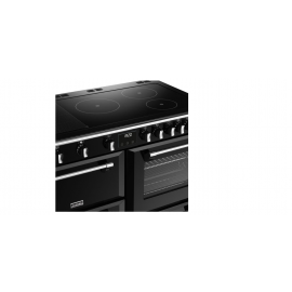 STOVES 444411453 Richmond Deluxe 110cm Rotary Control Electric Induction Range Cooker Black