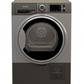 Hotpoint H3D91GSUK 9KG Condenser Tumble Dryer - Graphite