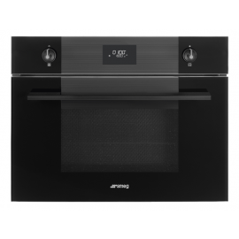 Smeg SO4101M1B3 45cm Linea Combi Microwave Midnight Black