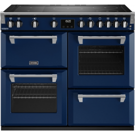Stoves Richmond Deluxe D1000Ei RTY Midnight Blue 100cm Induction Range Cooker 444411556
