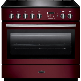 Rangemaster Professional Plus FX 90 Induction Cranberry And Chrome PROP90FXEICY/C