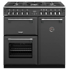 Stoves Richmond Deluxe S900DF 444411510 90cm Anthracite Grey Dual Fuel Range Cooker