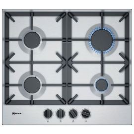 NEFF T26DS49N0 60Cm Gas Hob - Stainless Steel