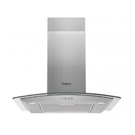 Hotpoint PHGC7.4FLMX 70 cm Chimney Cooker Hood - Stainless Steel
