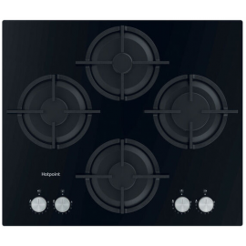 HOTPOINT HGS61SBK 60cm Gas Hob Black