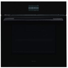 Caple Sense Premium C2601BG Smart Pyrolytic Single Oven Black Glass