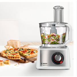 Bosch MC812S734G Food Processor 1200W – White/SSteel