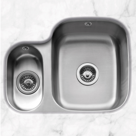 Caple FORM150 1.5 Bowl Undermount Sink Stainless Steel
