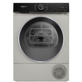 Siemens iQ500 Heat pump tumble dryer 9 kg Silver inox WQ46H2DXGB