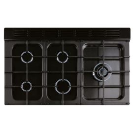 Rangemaster CLDL100DFPSTB/CM1 100cm Dual Fuel Range Cooker Classic Deluxe Stone Blue / Chrome, A Rated