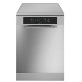 Smeg DF345CQSX Dishwasher, 14 Place Settings, Stainless Steel, C Rated
