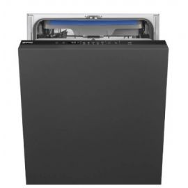 Smeg DI362DQ Fully Integrated Full Size Dishwasher - Black Control Panel with Sliding Door Fixing Kit - D Rated
