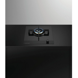 Fisher & Paykel CG451DNGGB4 45cm 1 Burner Gas Hob - Black Glass