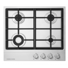 Fisher & Paykel CG604DLPX1 60cm 4 Burner Gas Hob - Stainless Steel