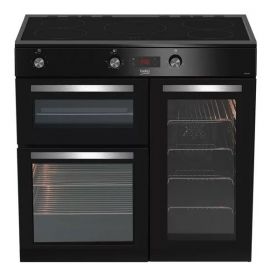 BEKO Pro KDVI90K 90 cm Electric Range Cooker - Black