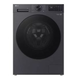 LG VX50 Series Counter-Depth MAX F2X50S9TBB WiFi-enabled 9 kg 1200 Spin Washing Machine - Matte Black