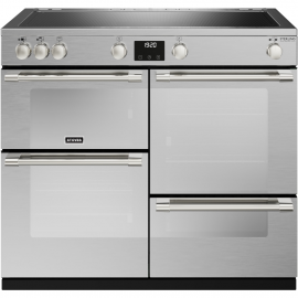 Stoves Sterling Deluxe D1000Ei ZLS Stainless Steel 100cm Induction Range Cooker 444411474