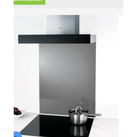 Caple TSB900GR 90 cm Toughened Safety Glass Splashback - Grey
