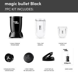 Nutribullet 02770 magic bullet 6-Piece Kit - Black