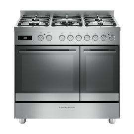 Fisher and Paykel OR90L7DBGFX2 Series 7 Dual Fuel 5 Burner Range Cooker - Stainless Steel