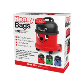 Numatic 920298 Henry HepaFlo XL Dust Bags Pack of 10 - White