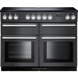 Rangemaster NEXUS SE 110EISL/C Slate with Brushed Chrome Trim 110cm Electric Induction Range Cooker
