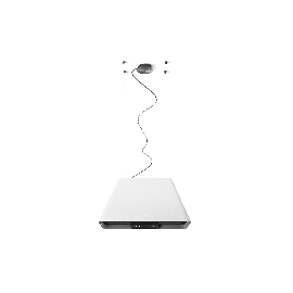 Elica IKONA-LIGHT-WH Island Cooker Hood 60 cm Stainless Steel