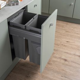 Caple SB5006202 74L Dual Bin Side Mounted - Gray