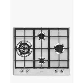 Smeg PX364L 60cm Gas Hob, Stainless Steel