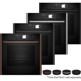 Neff B69FY3CY2A 71L Single Built-In Steam Oven A Black