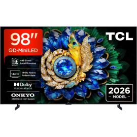 TCL 98A400M-UK 98 Inch 4K Ultra HD QD-Mini LED Smart TV - Black