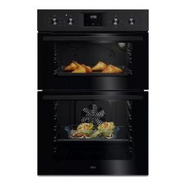 AEG OU5NP20B 66L Double Built In Oven - Black
