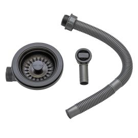 Caple WASTE/051 90mm Basket Strainer Waste - Black Steel