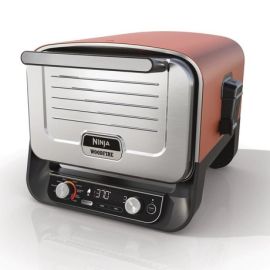 Ninja OO101UK Ninja Woodfire Outdoor Oven- Artisan Pizza Maker and BBQ Smoker - Terracotta/Steel